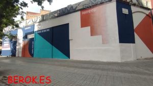 rotulacion fachada mural antigraffiti poble nou